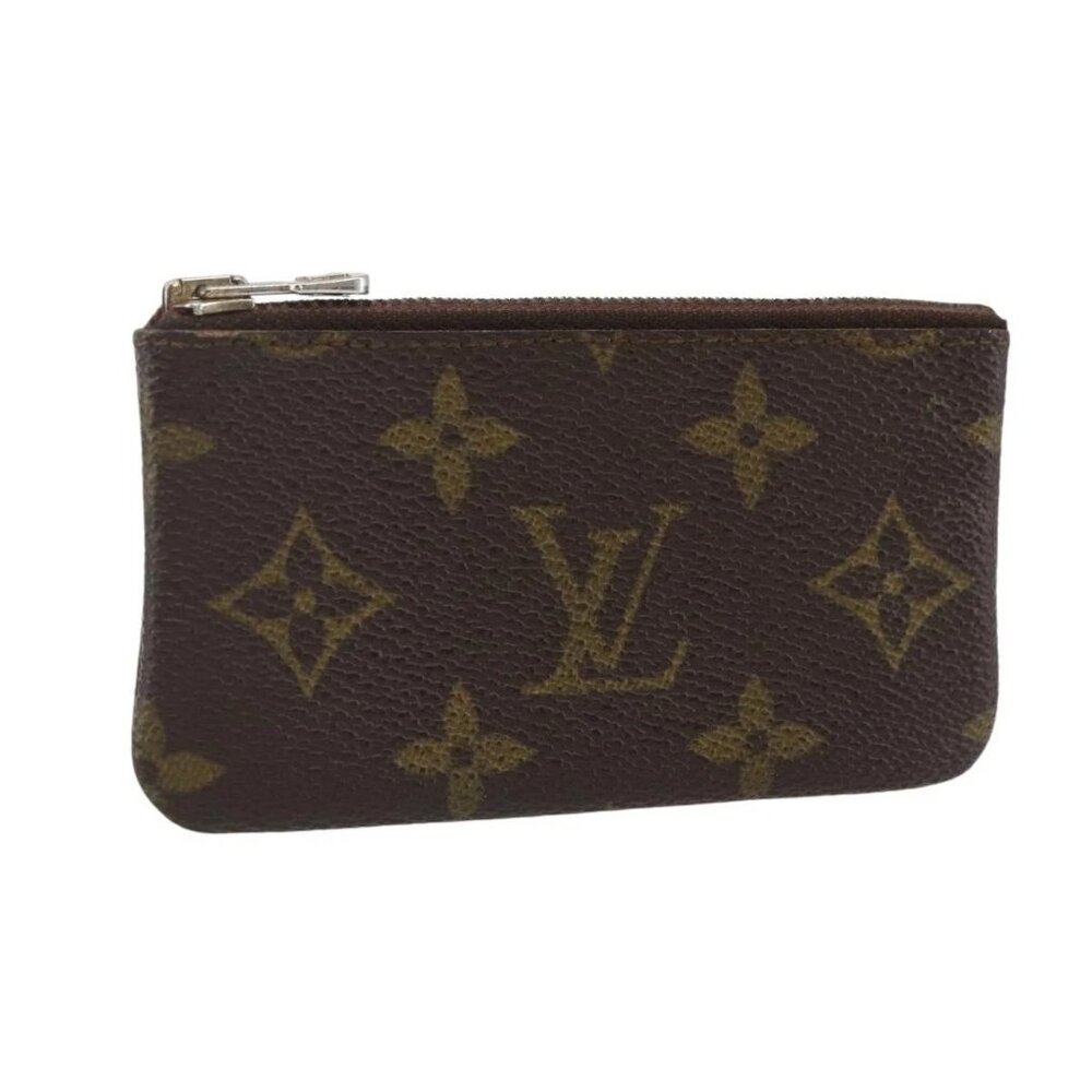LOUIS VUITTON Monogram Pochette Cles Coin Purse M60033 LV Auth 154210